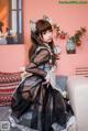 Coser@蠢沫沫 (chunmomo) Vol.041: 黑透明女仆 (44 photos) P4 No.c9a98f Image No. 81